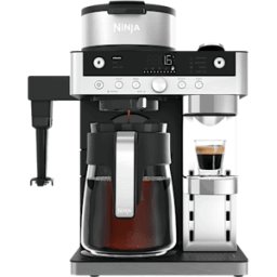 Machine à café filtre et capsules Ninja Prestige, mousseur intégré CFN802EU par SharkNinja