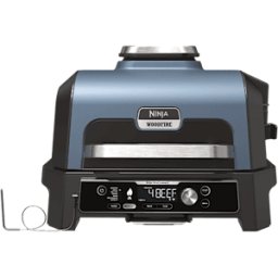 Barbecue électrique et fumoir Ninja Woodfire Pro Connect XL avec app Bleu OG901EU par SharkNinja