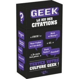 Geek : le jeu des citations lavorel, mathias Editions 404