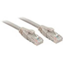 LINDY 48007 RJ45 Câble réseau, câble patch CAT 6 U/UTP 10.00 m gris non blindé 1 pc(s)