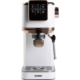 DOMO ESPRESSOMASCHINE 20Bar Machine à expresso blanc avec capsules