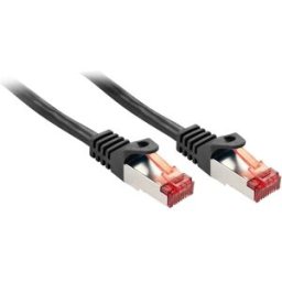 LINDY 47377 RJ45 Câble réseau, câble patch CAT 6 S/FTP 7.50 m noir blindé 1 pc(s)