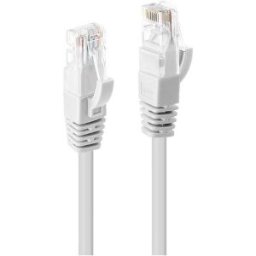 LINDY 48094 RJ45 Câble réseau, câble patch CAT 6 U/UTP 3.00 m blanc contacts dorés 1 pc(s)