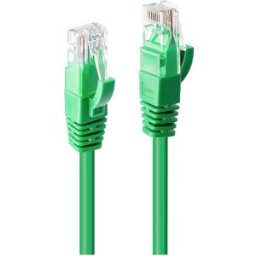 LINDY 48054 RJ45 Câble réseau, câble patch CAT 6 U/UTP 20.00 m vert non blindé 1 pc(s)