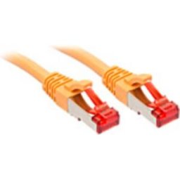 LINDY 47766 RJ45 Câble réseau, câble patch CAT 6 S/FTP 5.00 m jaune blindage double 1 pc(s)