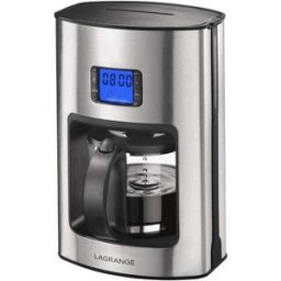 Cafetière électrique programmable Naos - 529001 - Noir/Inox LAGRANGE