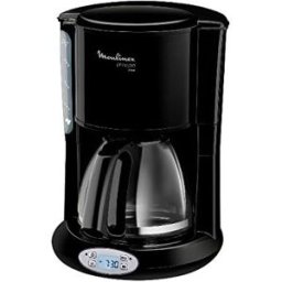 MOULINEX Cafetière Électrique Programmable De 0,6l Pour 6 Tasses Avec Écran Lcd 1000w Noir