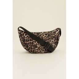 Sac porté épaule marron à imprimé léopard My Jewellery Noir/Marron One size femme