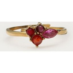 Bague Fortune avec strass roses My Jewellery or femme