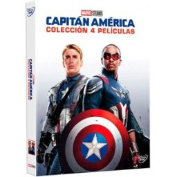 Divisa Dvd Capitán América Colección 4 Multicolor One Size unisex