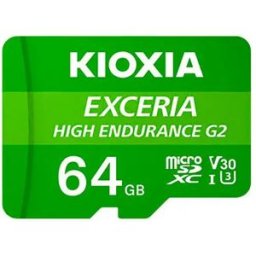 Kioxia Carte Sd Micro 64gb High Endurance G2 Black / Green One Size unisex
