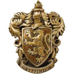 Noble Collection Bouclier En Résine Harry Potter Gryffindor 20x28 Cm Gold One Size unisex