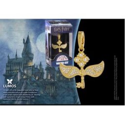 Noble Collection Pendentif Lumos Harry Potter Gold One Size unisex