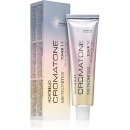 Montibello Cromatone Meteorites Toner toner couleur pour cheveux blond clair, méchés et blancs teinte Titanium Grey 60 g