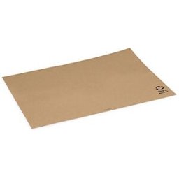 Cenpac SET DE TABLE en PAPIER RECYCLÉ BRUN dimensions 43 x 31 cm