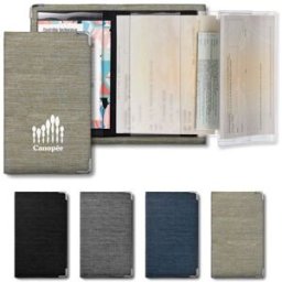 Porte Carte Grise en rPET - Accessoire Auto PET recyclé beige
