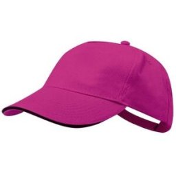 Casquette publicitaire Kisse coton fuchsia