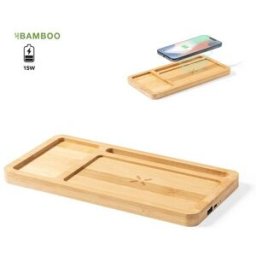 Chargeur personnalisé organiseur Golbar bambou