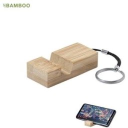 Porte-clés support publicitaire Maros bambou
