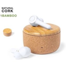 Écouteurs Bluetooth® s Grigal avec élégance et performance bambou liège