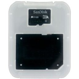 Carte Micro SD 32Go avec adaptateur SD - Sandisk polystyrène (PS)