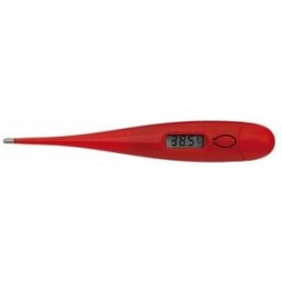 Thermomètre publicitaire digital Kelvin rouge