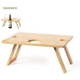 Table pliante personnalisable de camping Zarbok bambou