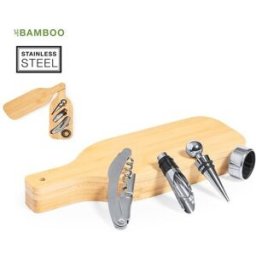 Coffret de Vin et Personnalisé en Bambou - Darini bambou