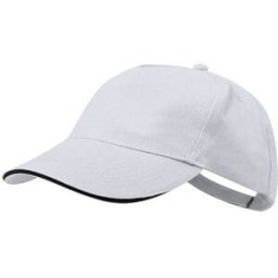 Casquette publicitaire Kisse coton blanc