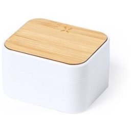 Écouteurs personnalisé Bluetooth Billins bambou ABS blanc