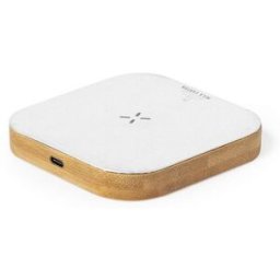 Chargeur et Pratique sans fil Personnalisé Sucrep pas cher bambou blanc carton de lait recyclé