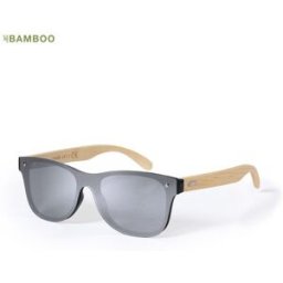 Lunettes de soleil personnalisé UV400 Graham bambou Polycarbonate (PC) bleu
