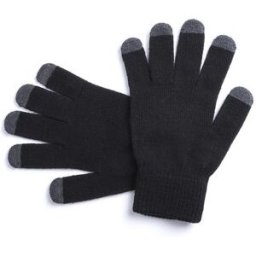 Gant personnalisé écran tactile Tellar acrylique gris noir