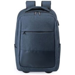 Sac à dos personnalisé Trolley Haltrix polyester bleu marine