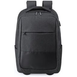 Sac à dos personnalisé Trolley Haltrix polyester noir