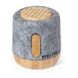 Haut-Parleur Bluetooth en Bois de Bambou - Boitok bambou PET recyclé gris