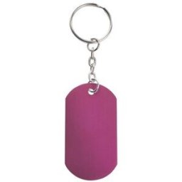 Porte-clés personnalisé Nevek aluminium fuchsia