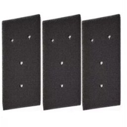 INF Lot de 3 filtres éponge pour sèche-linge - Capture efficace des peluches, compatible avec Whirlpool 481010716911 et