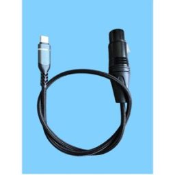 INF Câble XLR mâle vers femelle - Blindé, gaine tressée type fil de pêche, connecteurs en alliage, compatible alimentation 2 m