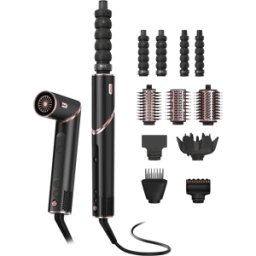 Multi-Styler et Sèche-Cheveux Shark FlexStyle sur-mesure Noir - 3 accessoires au choix Noir HD400SLEU par SharkNinja