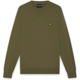 Lyle & Scott Pull Kn2110vc Khaki Ash L Homme