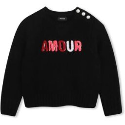 Zadig & Voltaire Pull X60809 Black 10 Années Fille