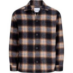 Jack & Jones Chemise Surchemise Soho Ollie Navy Blazer / Check S Homme