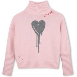 Zadig & Voltaire Pull X60807 China Pink Blush 8 Années Fille