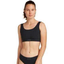 Icebreaker Soutien-gorge De Sport Merino Rib Lotus Black S