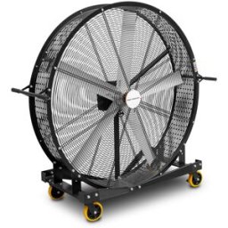 Ventilateur industriel mobile Ø 1500 mm - Débit 70 320 m³/h - Moteur DC silencieux - Vitesse variable - Minuterie - 750W - 230V MW Tools MV1500IL