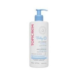Topicrem Baby Lait Hydratant Protecteur à la Châtaigne Bio 500 ml - Flacon-Pompe 500 ml