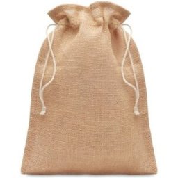 Sac cadeau personnalisable en jute JUTE MEDIUM jute beige