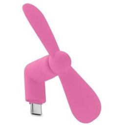 Ventilateur USB portable personnalisé - PHAN, confort au bureau pas cher TPE fuchsia