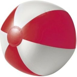 Ballon de plage gonflable publicitaire Lola PVC rouge